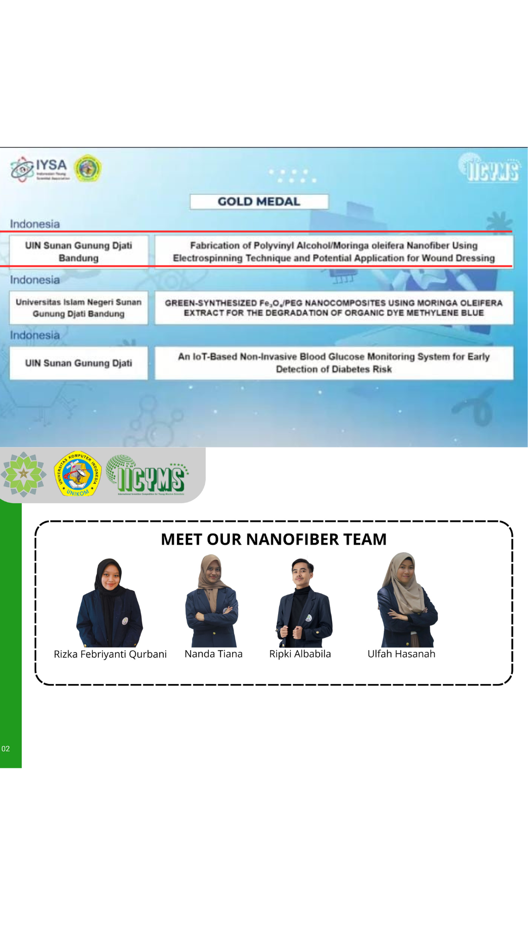 Gold Medal International Invention Competition for Young Muslims Scienties 2025